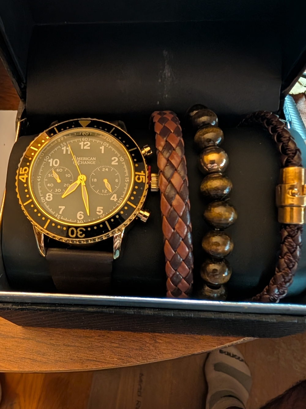 Men's Watch and Bracelets
